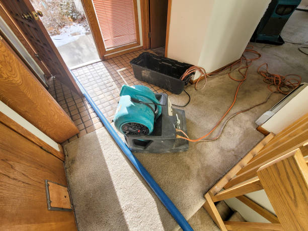 Water damage restoration process